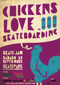 chickens love skateboarding septiembre 2010