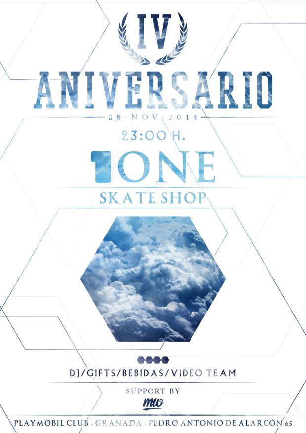 aniversario 1One skateshop