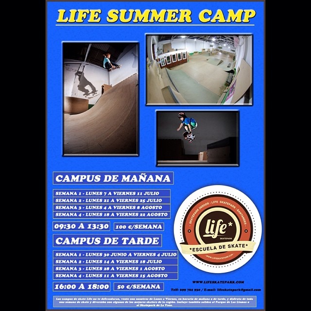 camp verano 2014 life skatepark