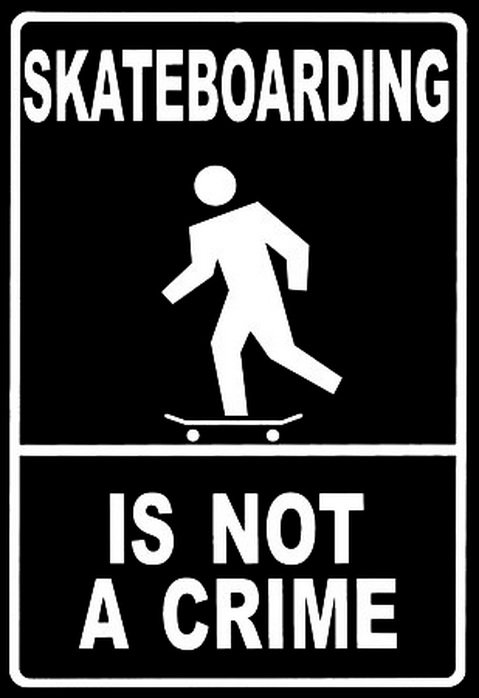 skateboarding is not a crime