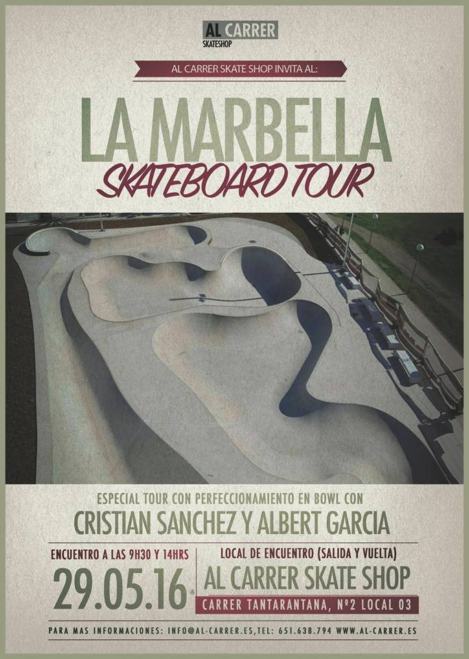 la marbella skateboard tour