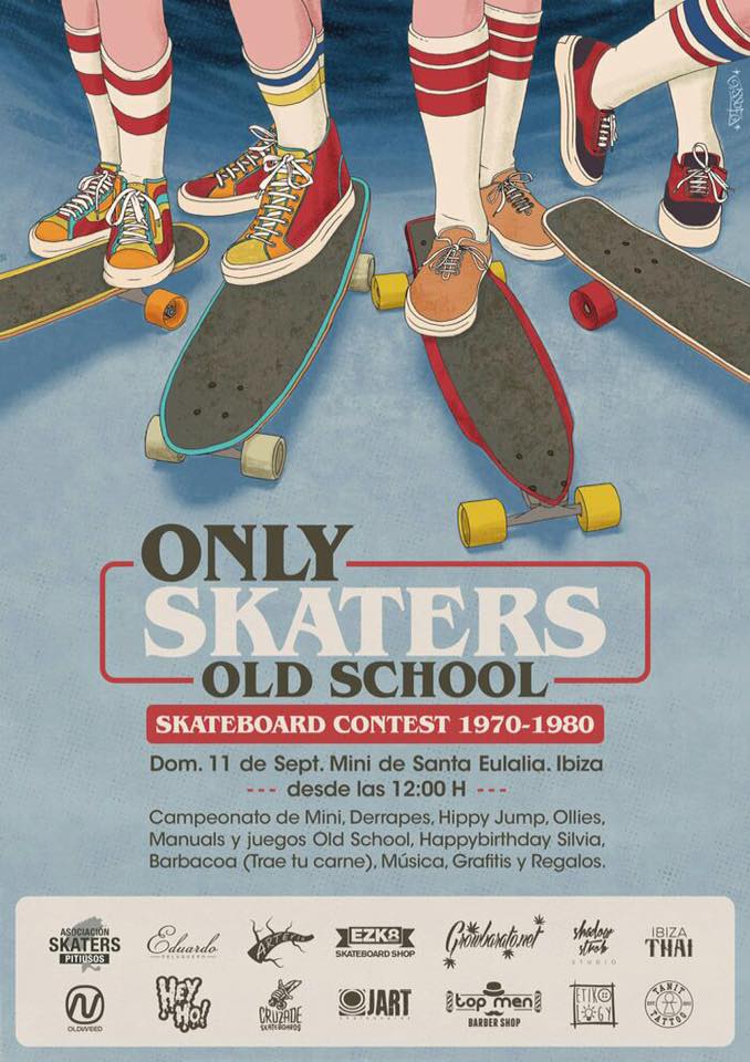 only skaters old school ibiza