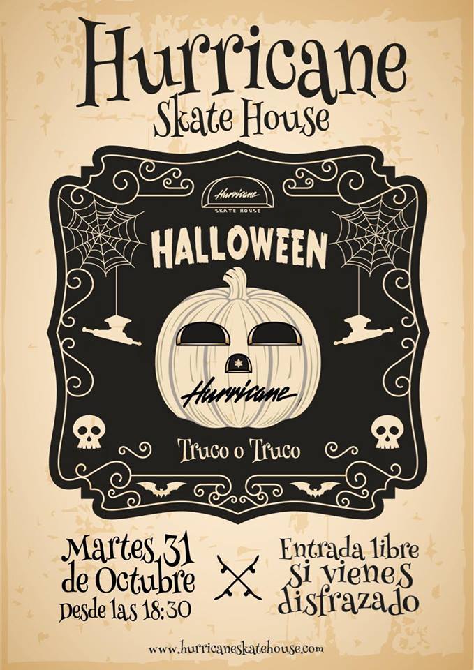 halloween hurricane skate house