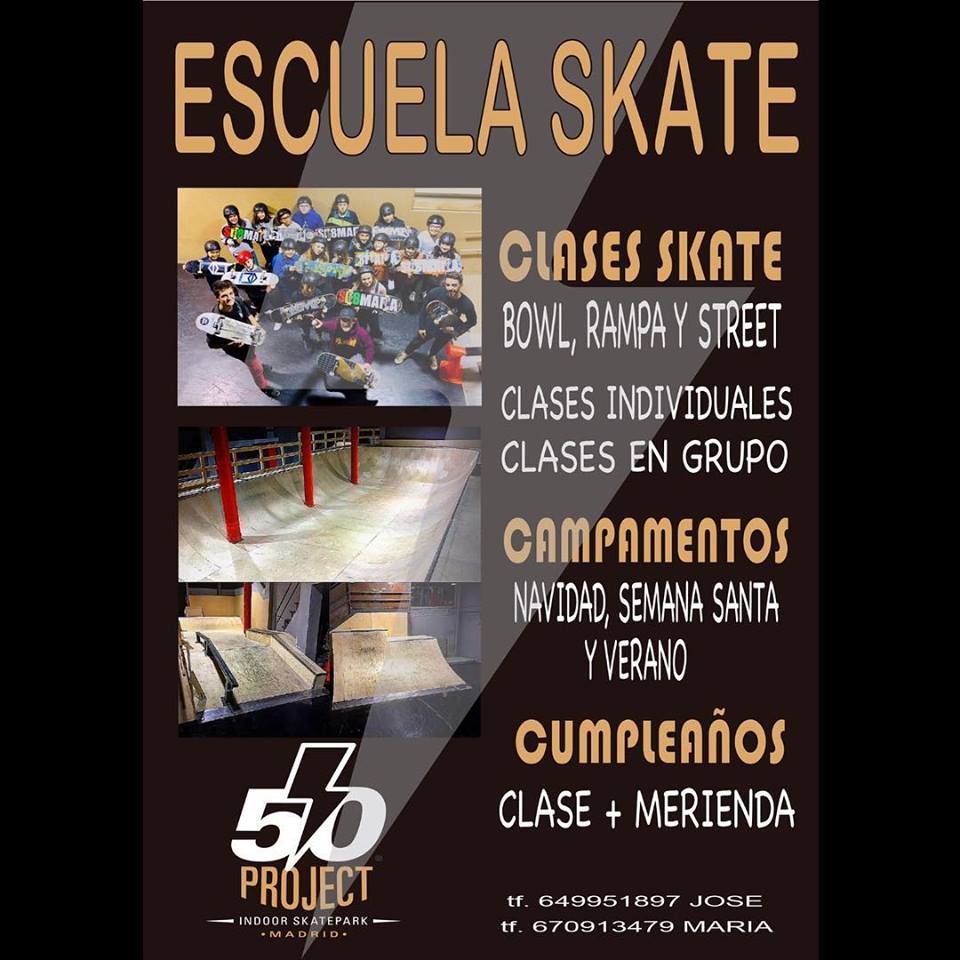 escuela skate 50 project indoor