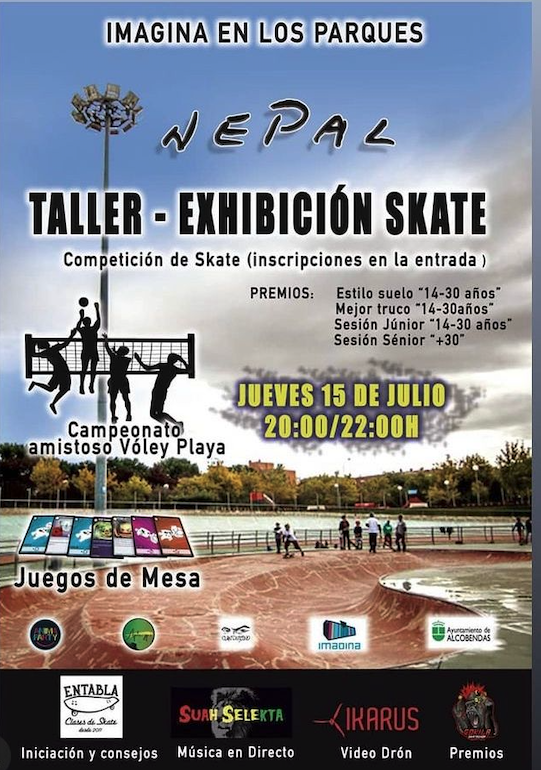 campeonato skate nepal skatepark