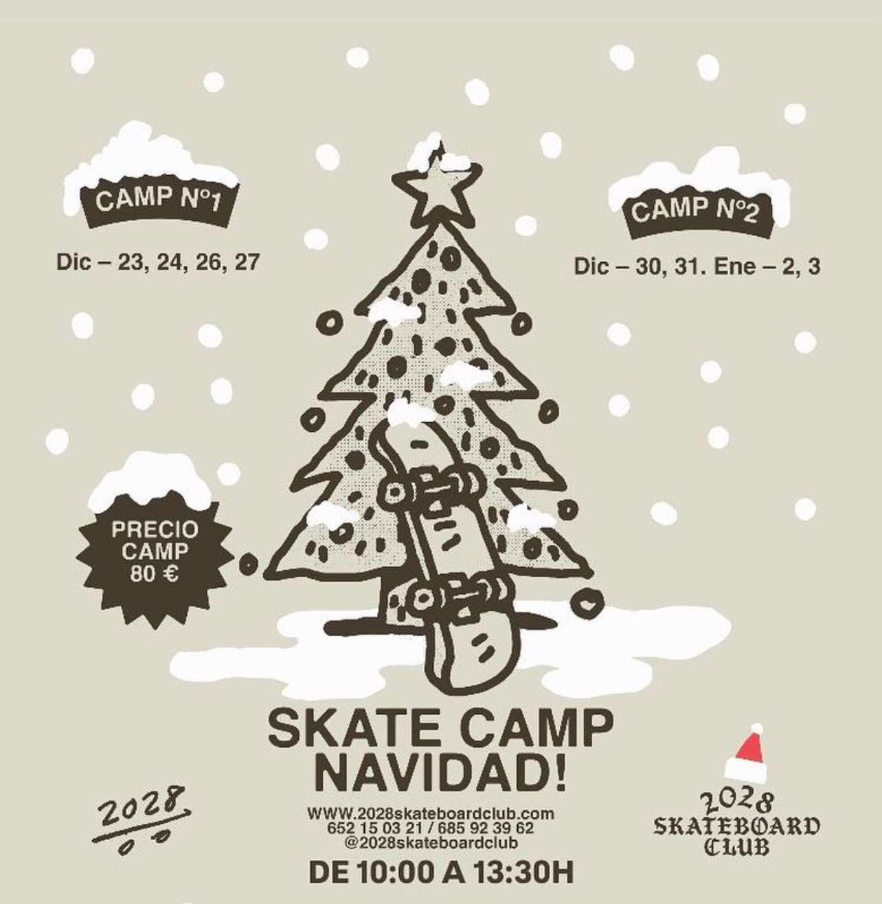 2028 skate camp navidad