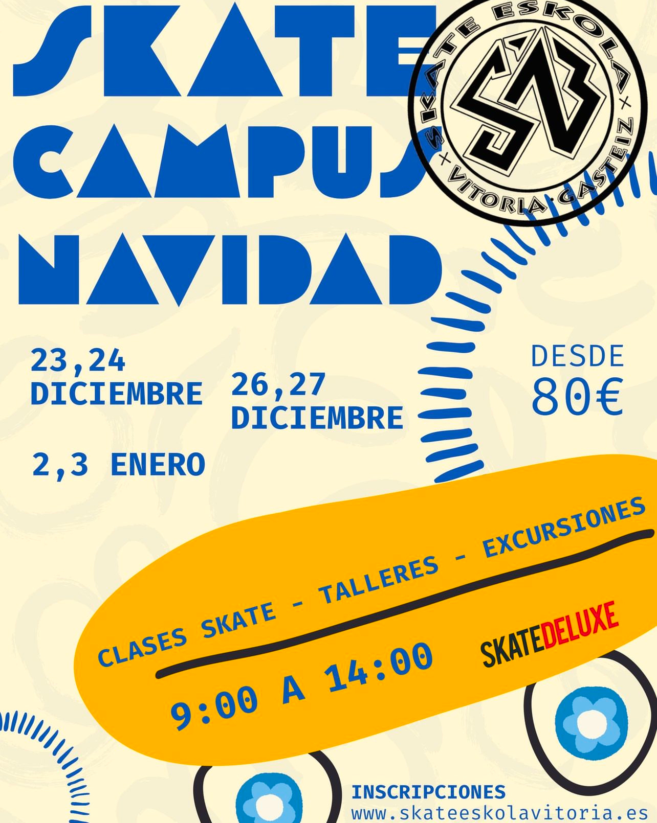 campus navidad sb skate eskola