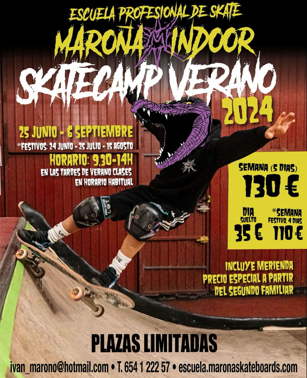 skatecamp verano maroña indoor