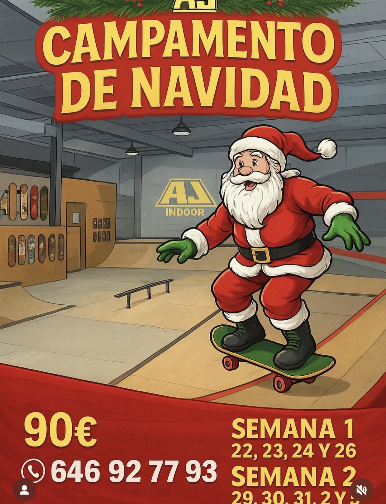 aj project indoor camp navidad
