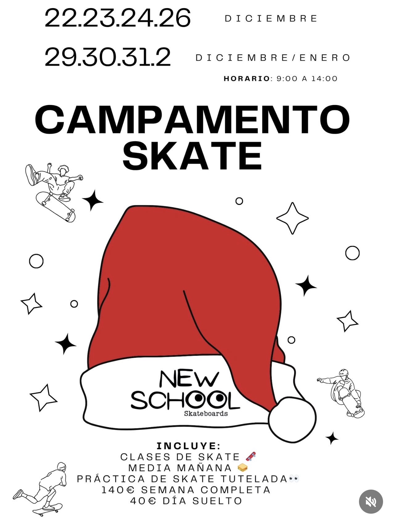 camp navidad new school skateboards