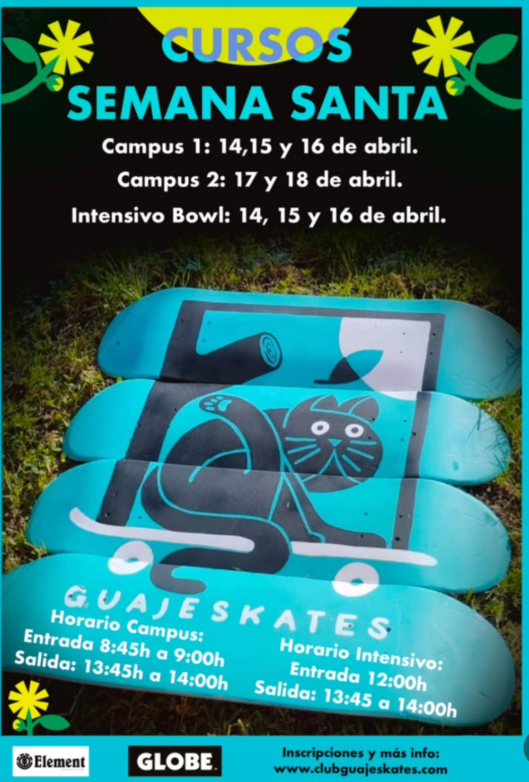 camp semana santa guaje skates