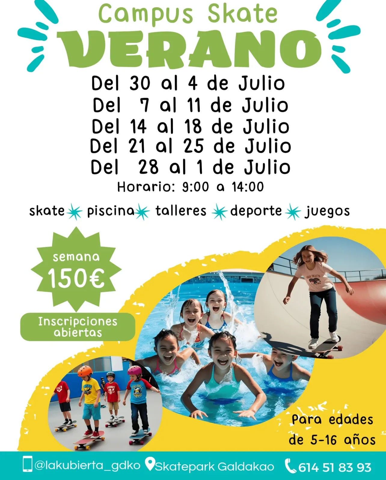 campus skate verano galdakao