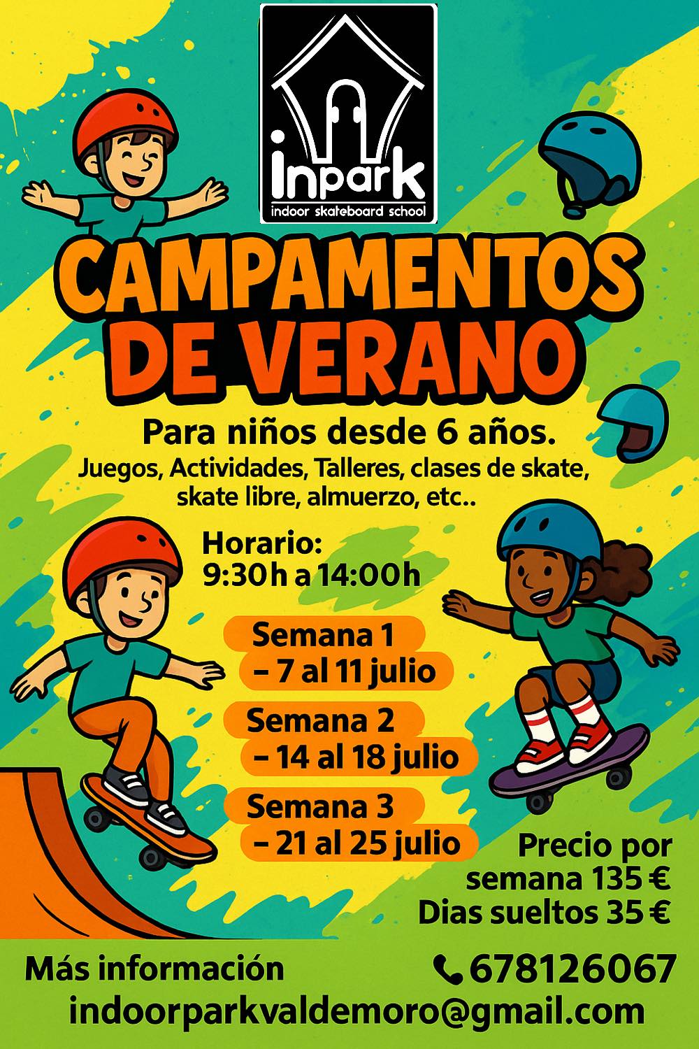 campamentos verano inpark valdemoro