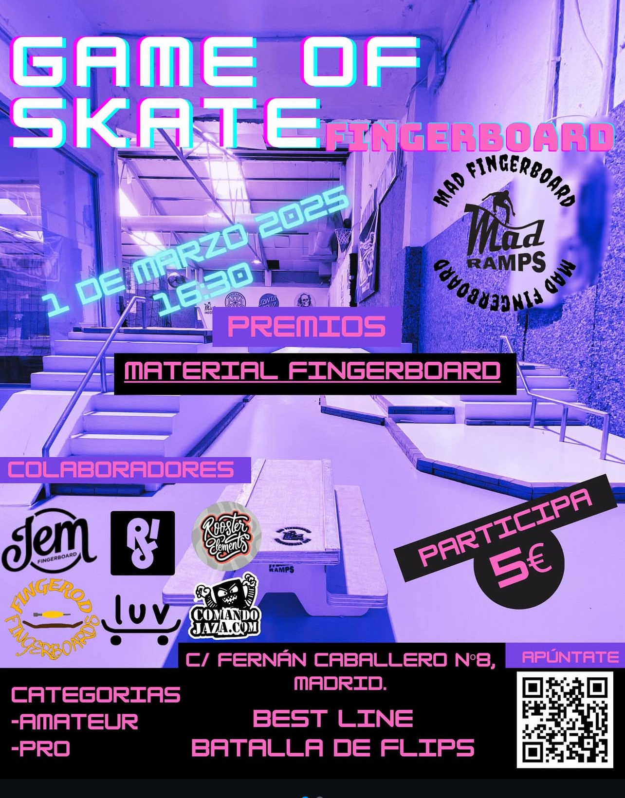campeonato fingerboard madrid