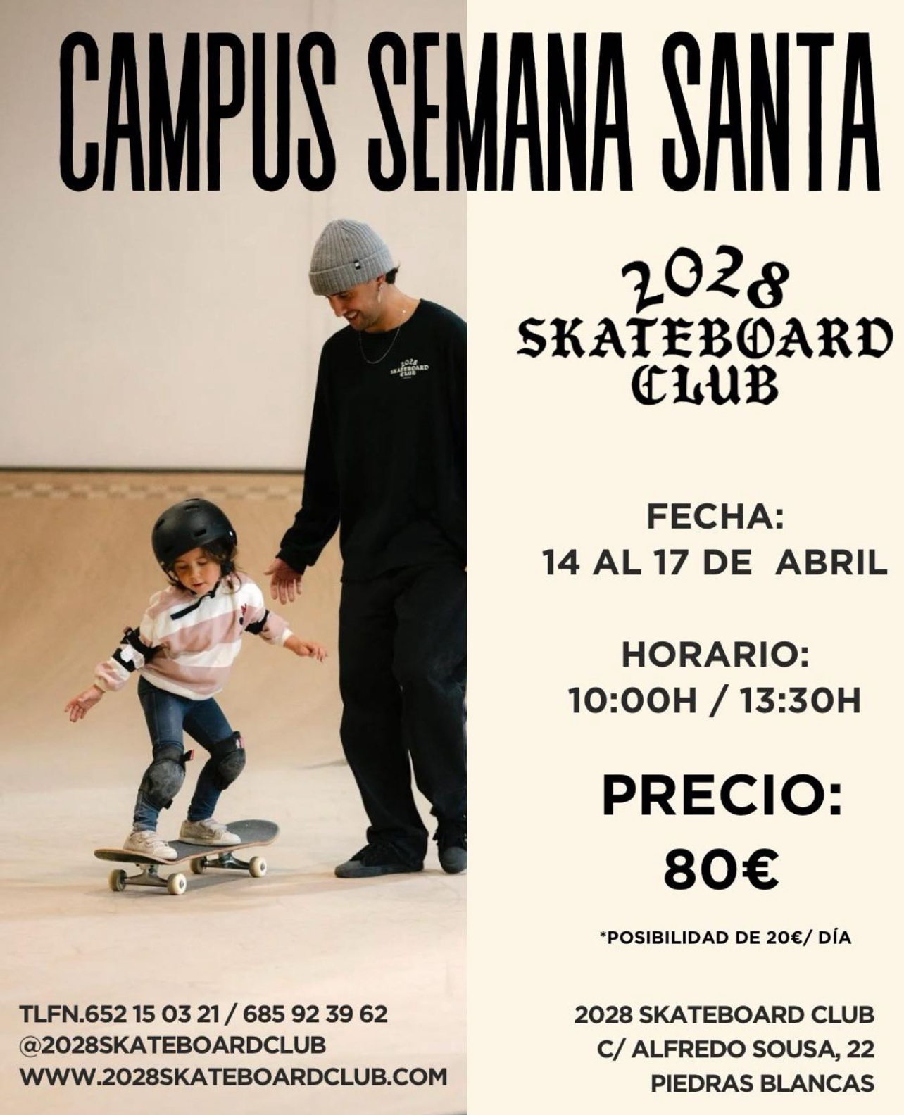 campus semana santa 2028 skateboard club