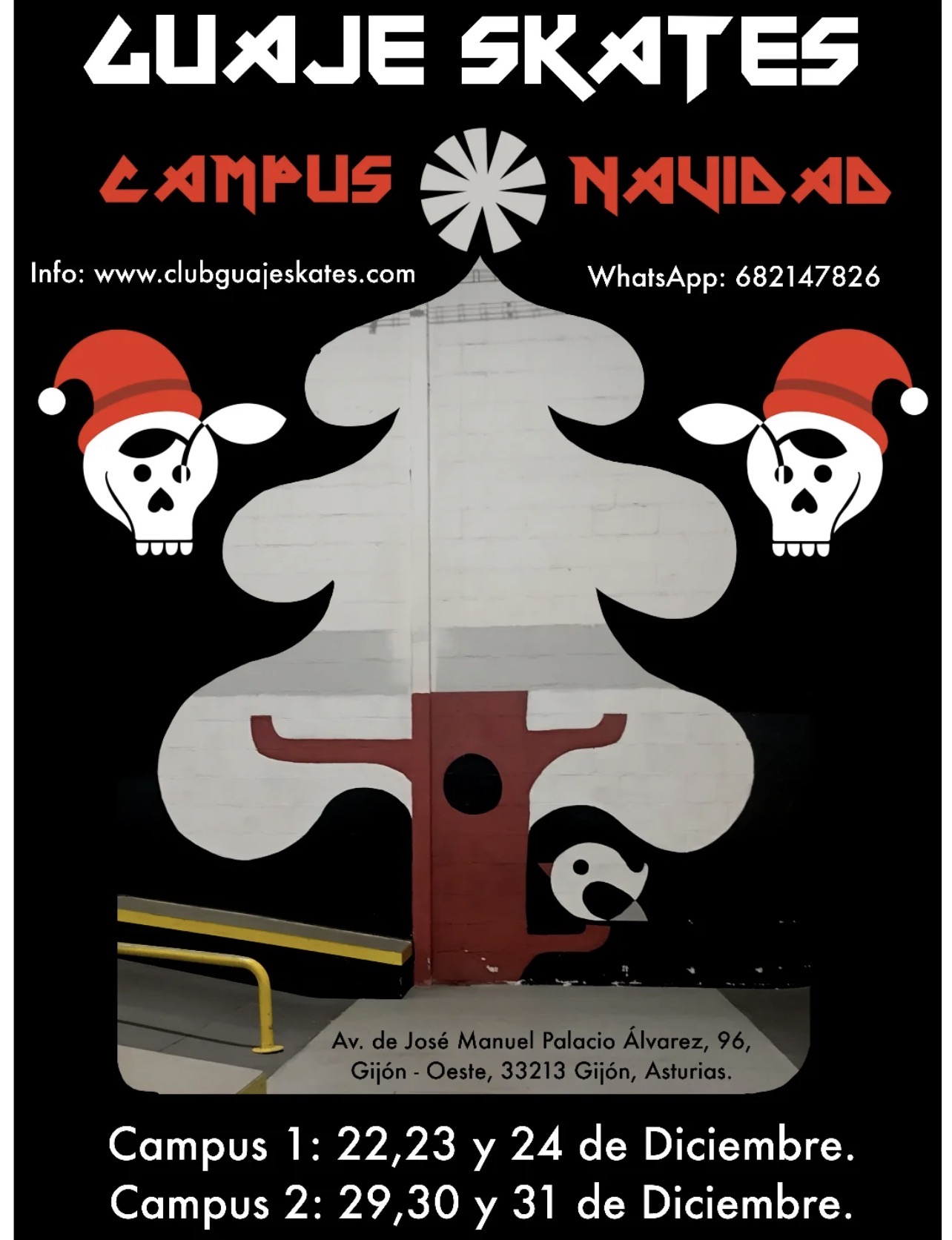 guaje skate campus de navidad