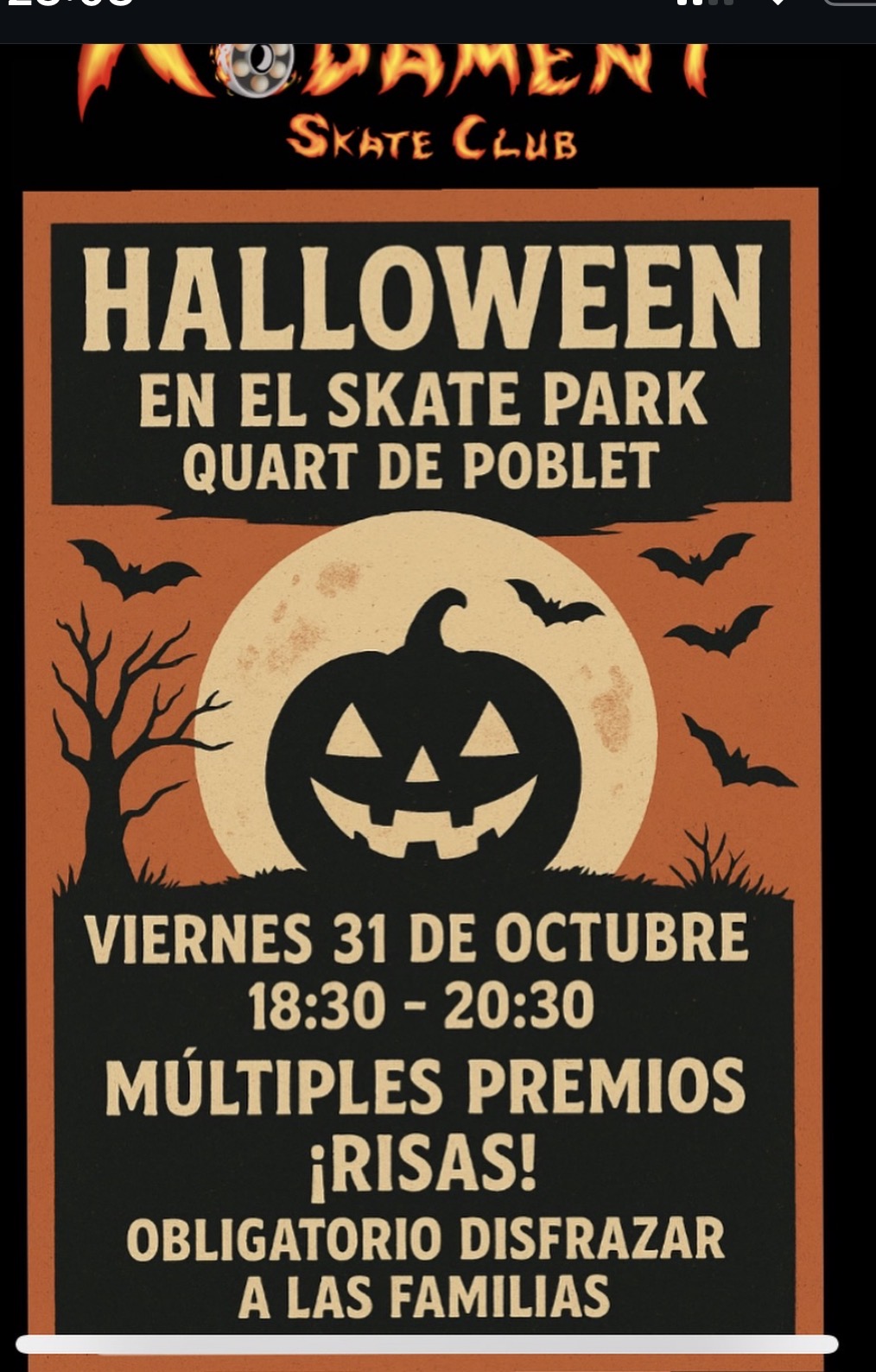 fiesta halloween quart de poblet