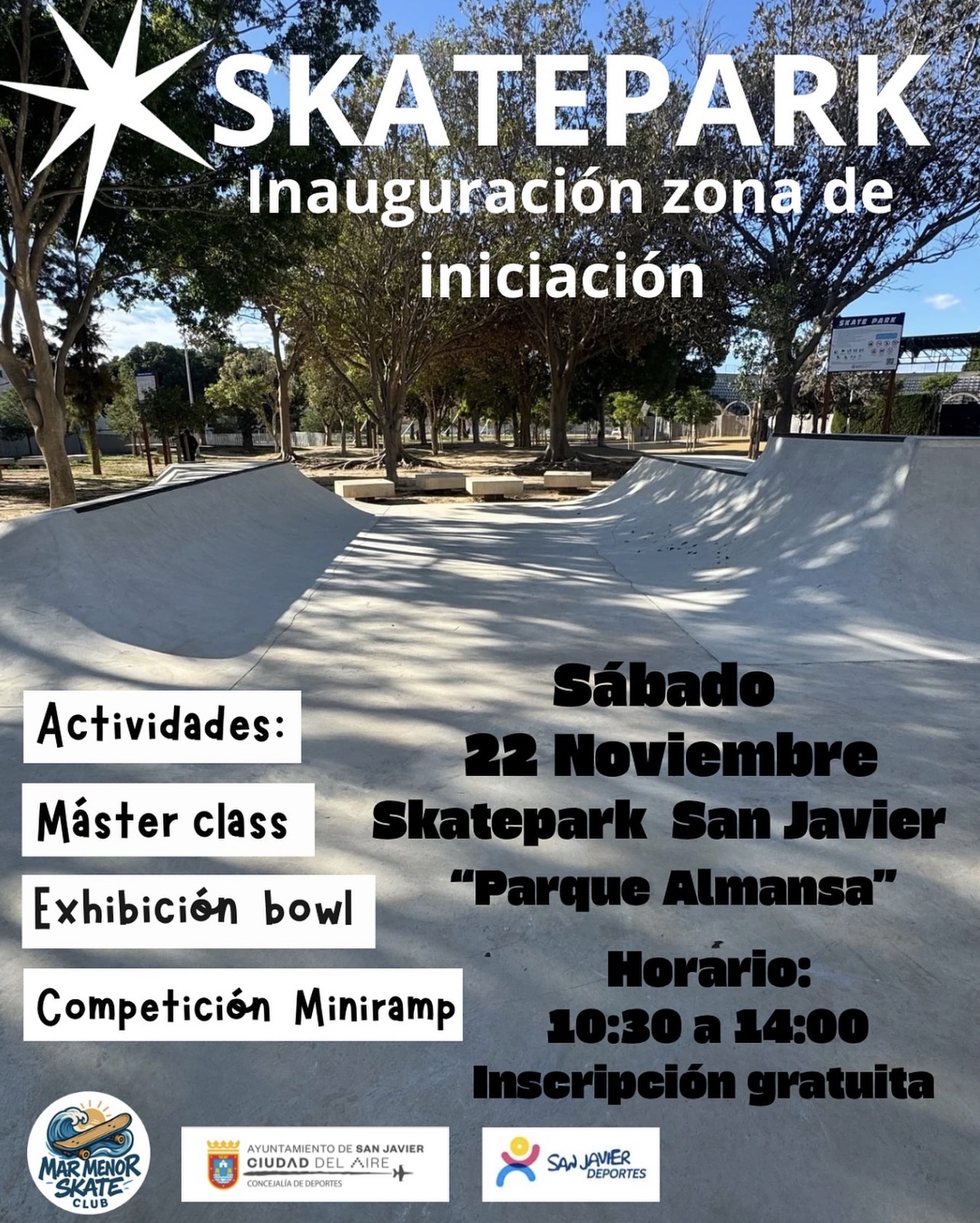 inauguracion skatepark san javier