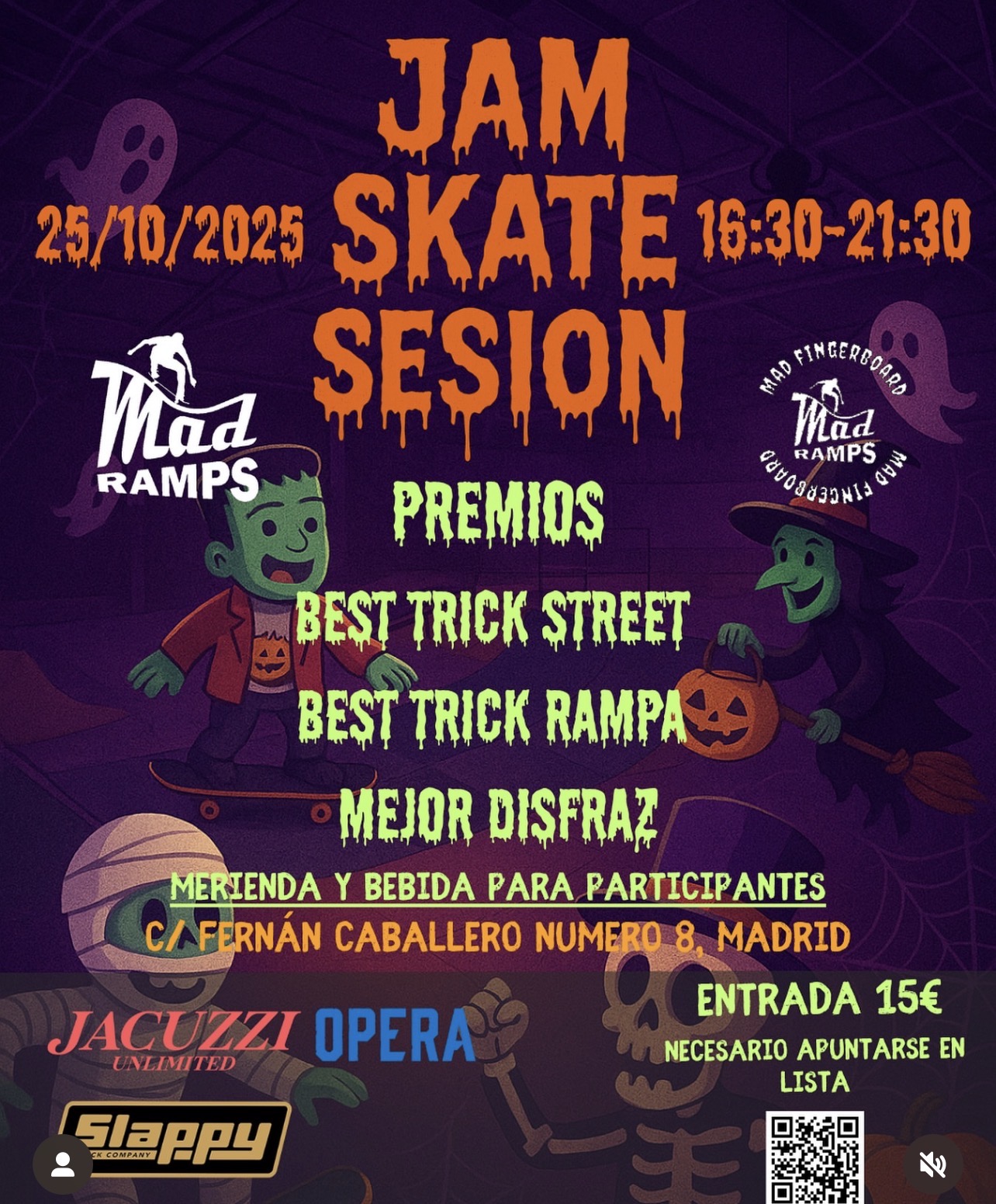 jam skate sesion madramps madrid