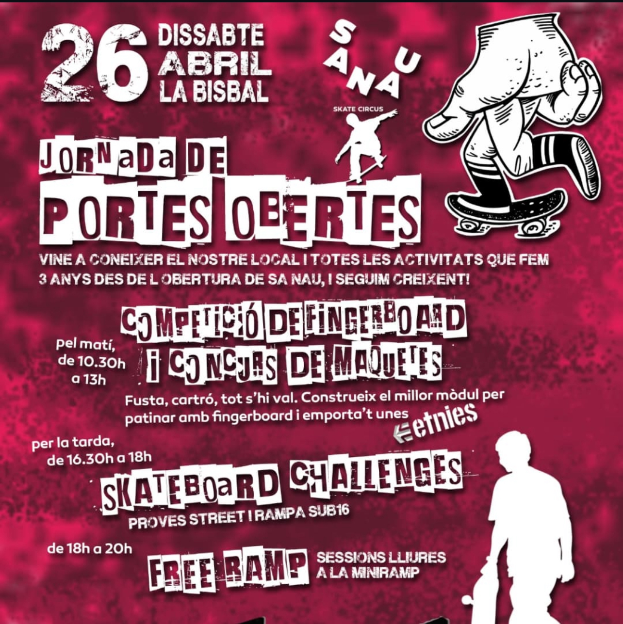 jornada puertas abiertas sa nau skate circus
