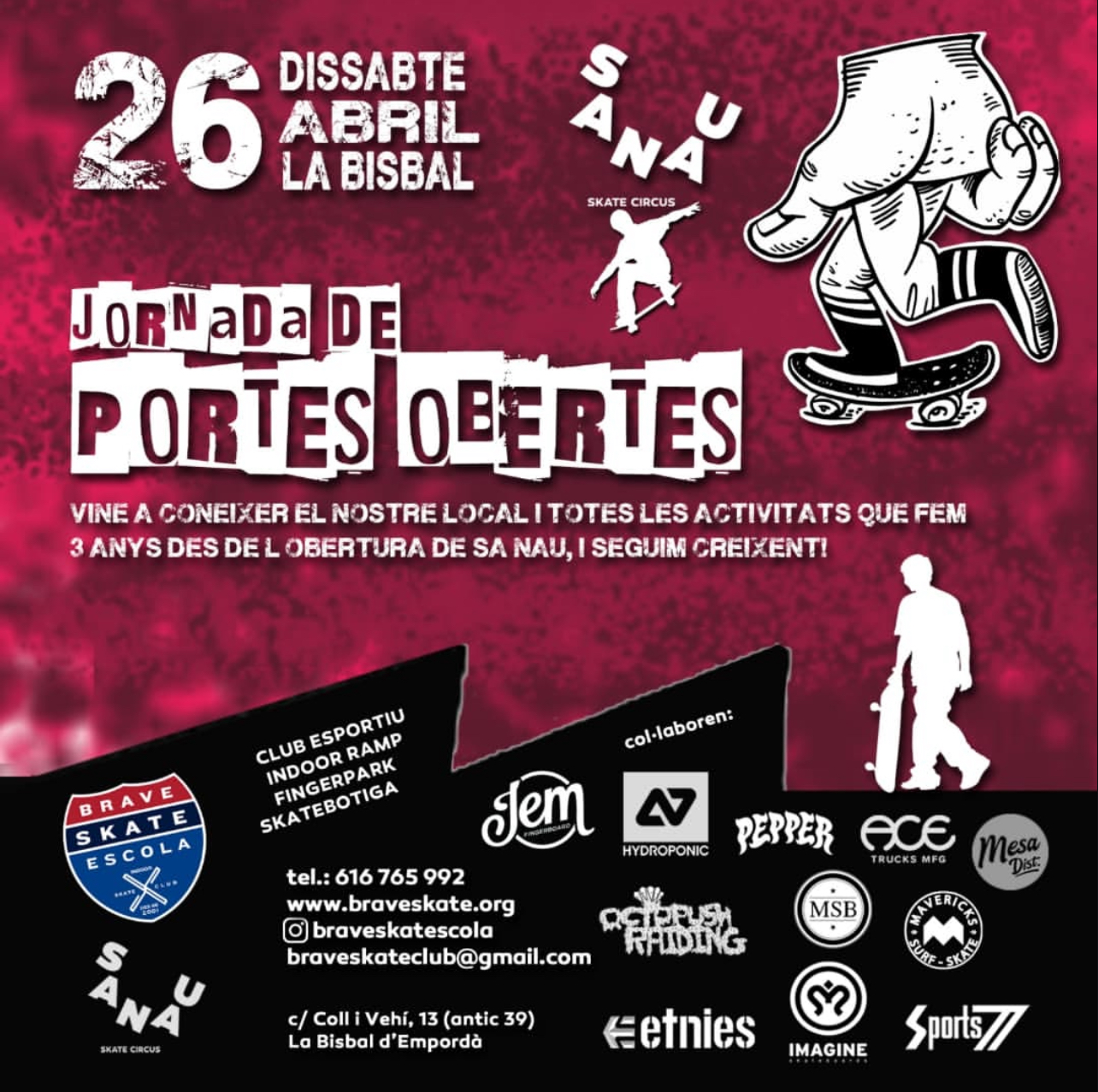 jornada puertas abiertas sa nau skate circus