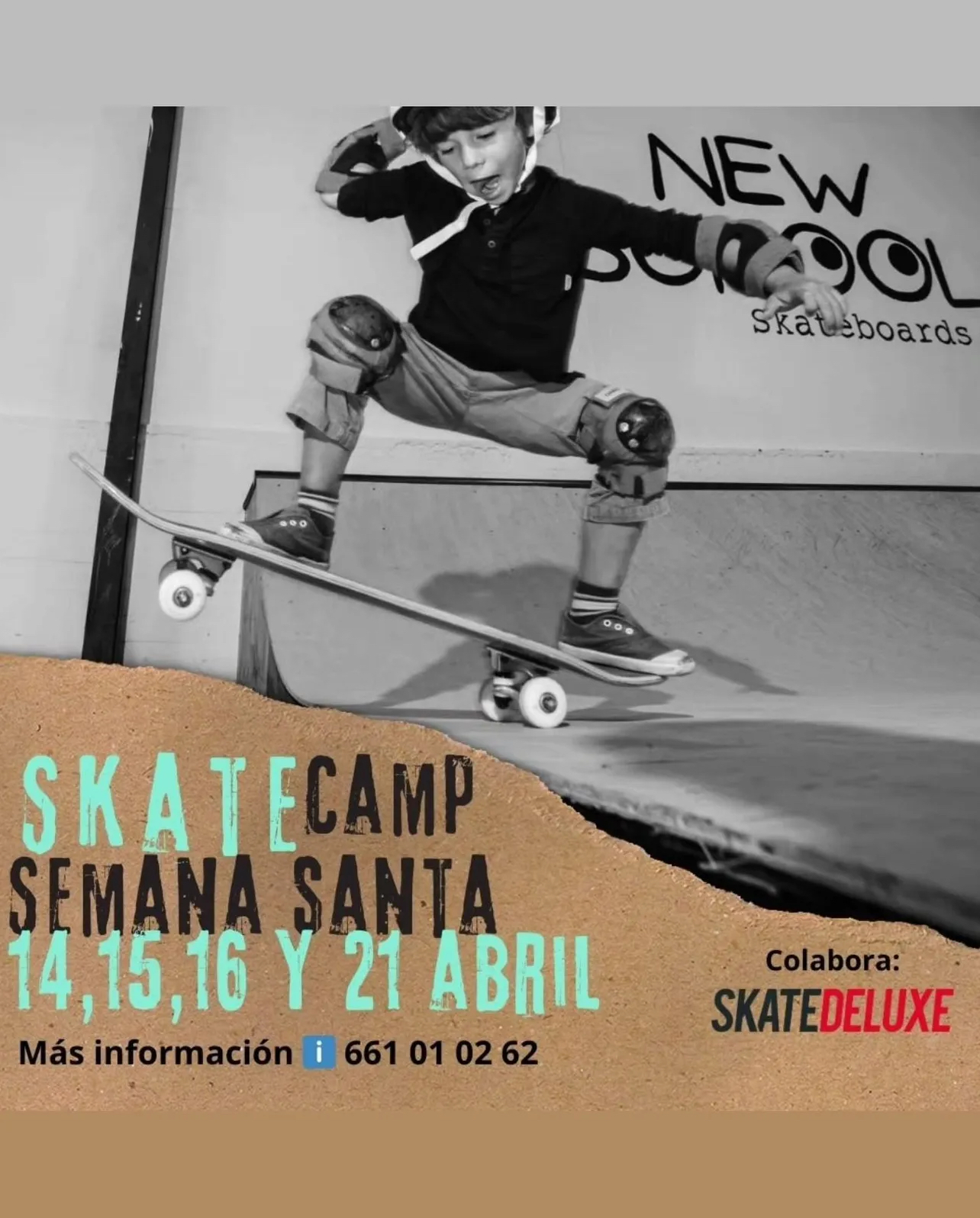 new school skateboards camp semana santa