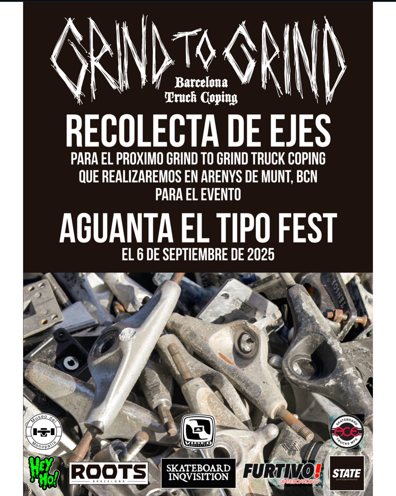 grind to grind recolecta de ejes
