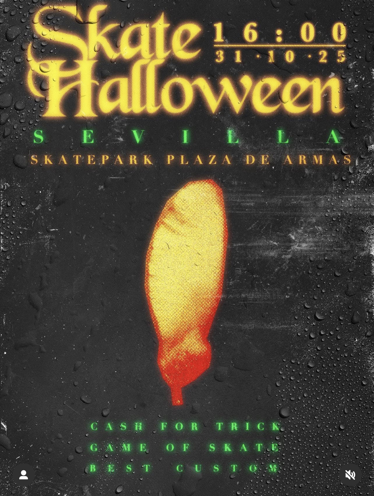 sevilla skate halloween