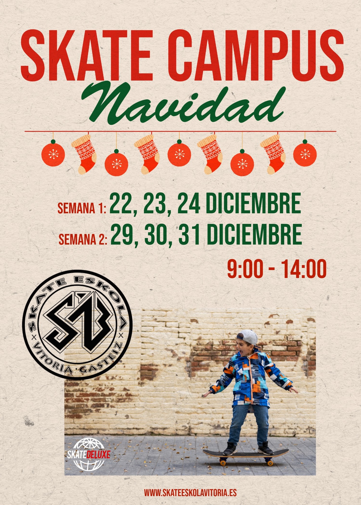 skate campus navidad Sb skate eskola