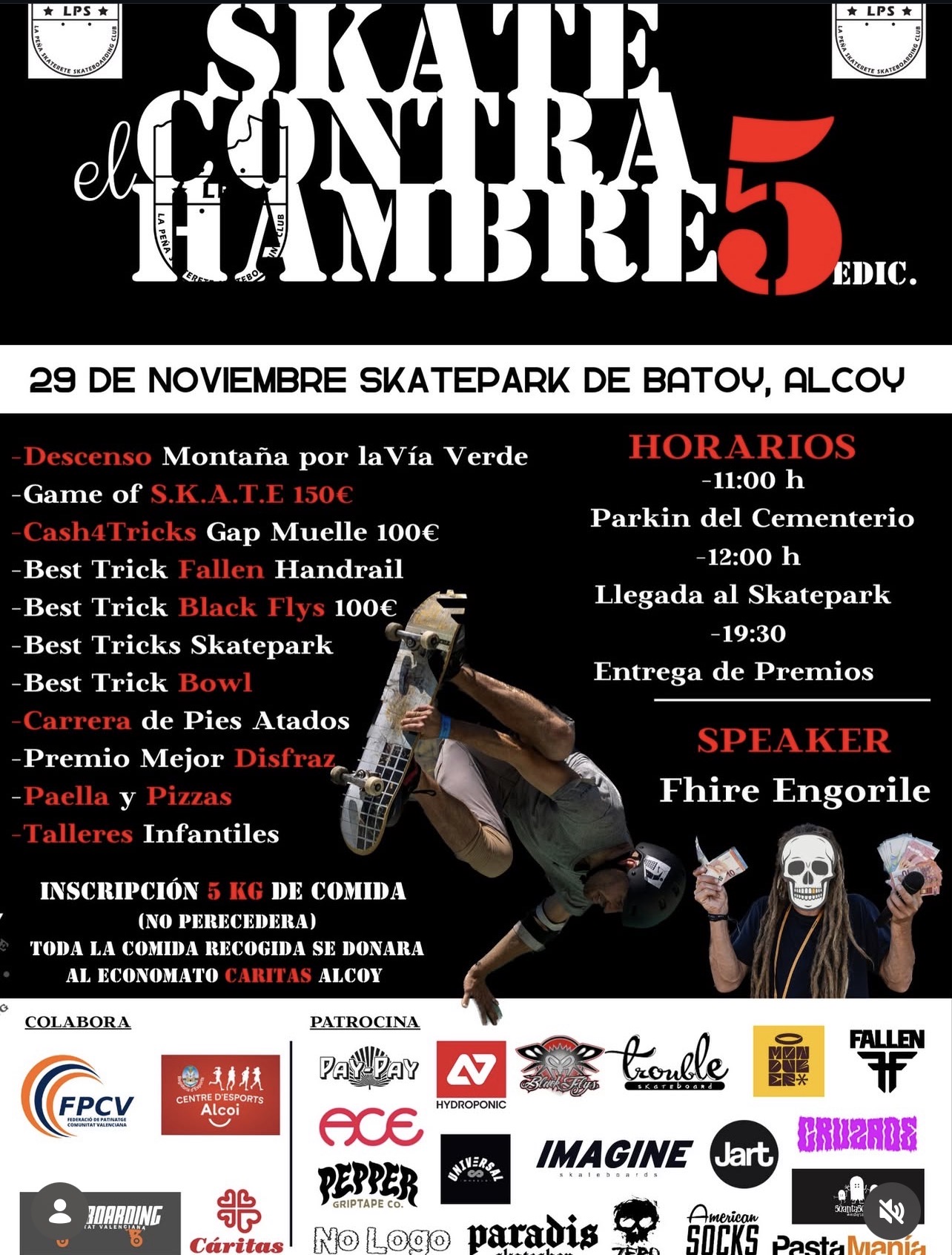 skate contra e hambre