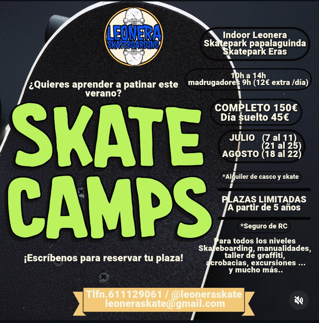 skate camp leonera skate