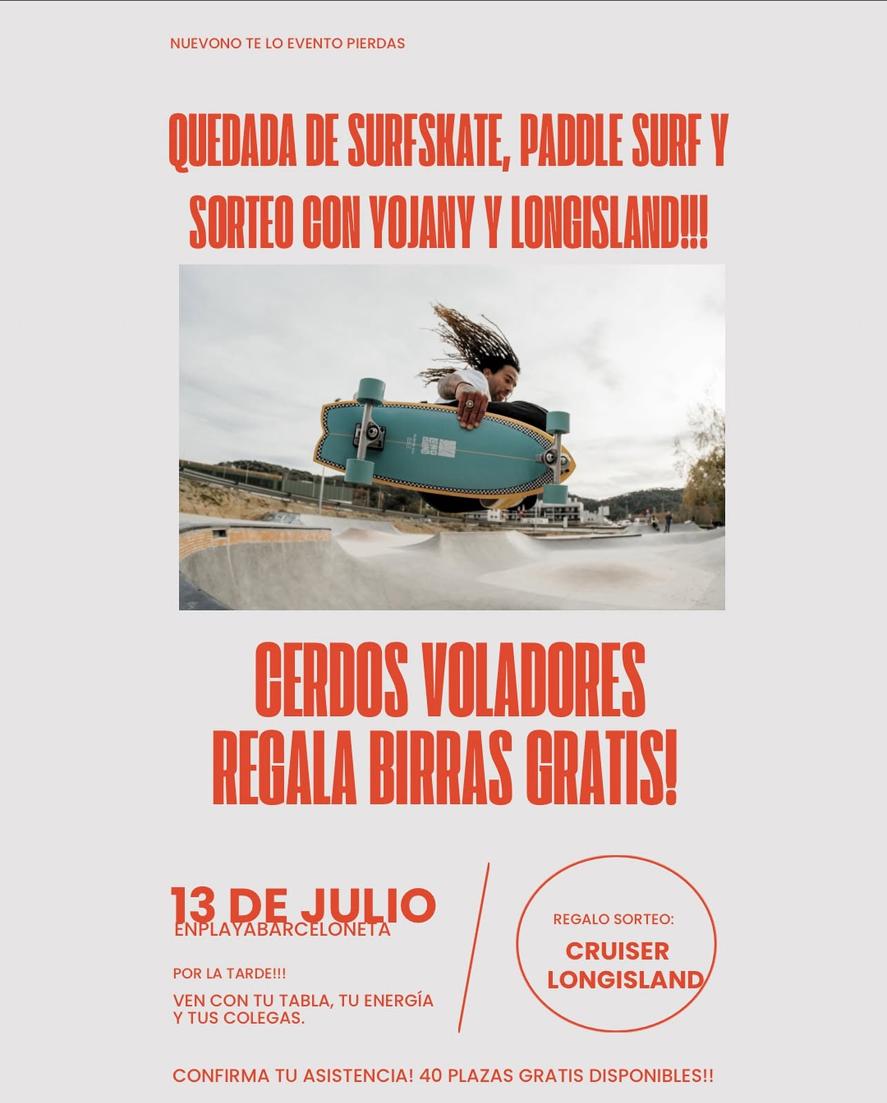 Quedada surfsk8 barceloneta