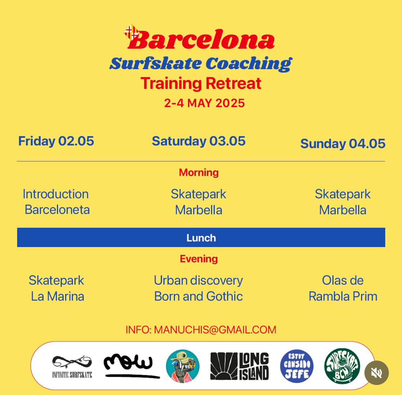 barcelona surfskate coaching