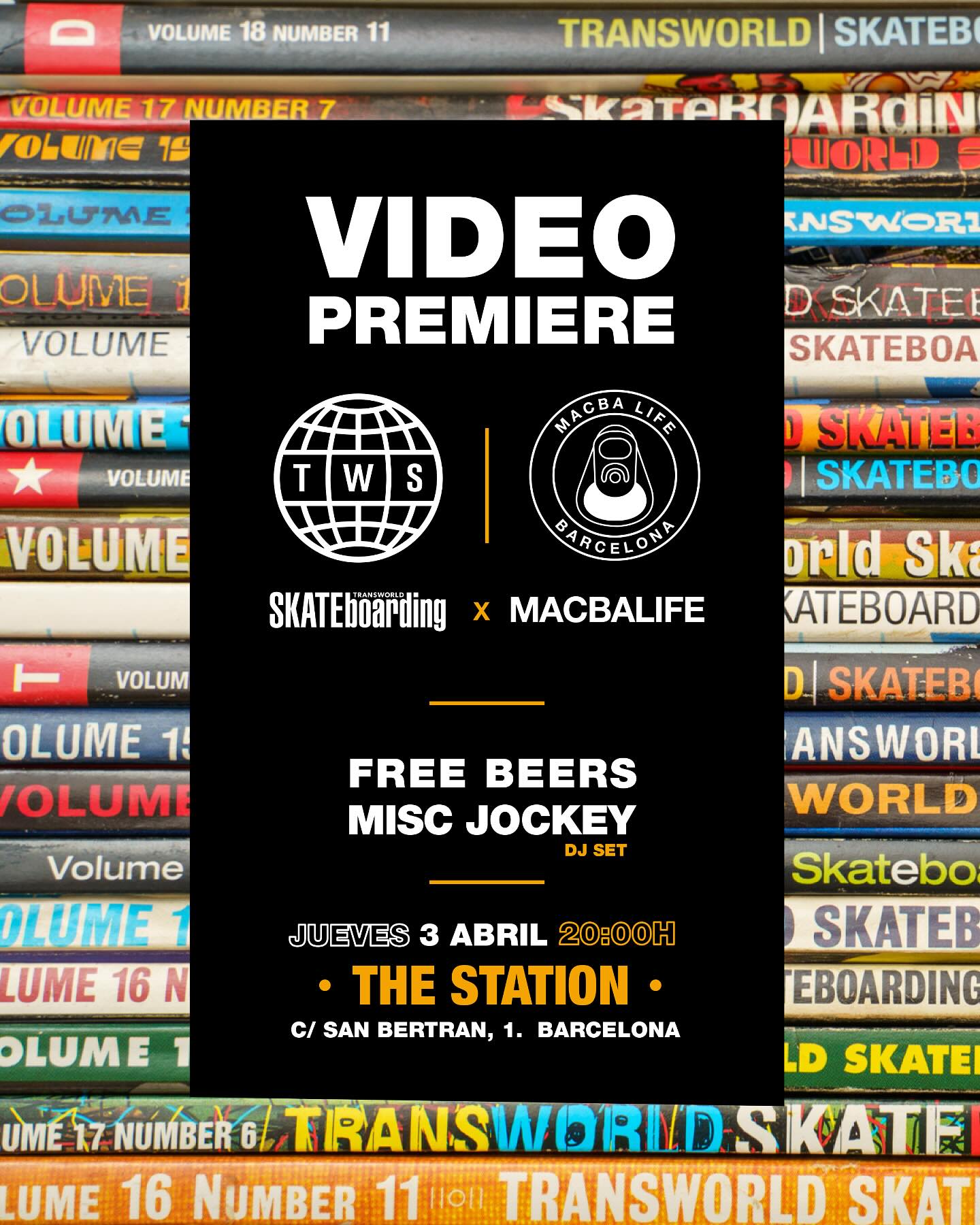 video premiere transworld macbalife