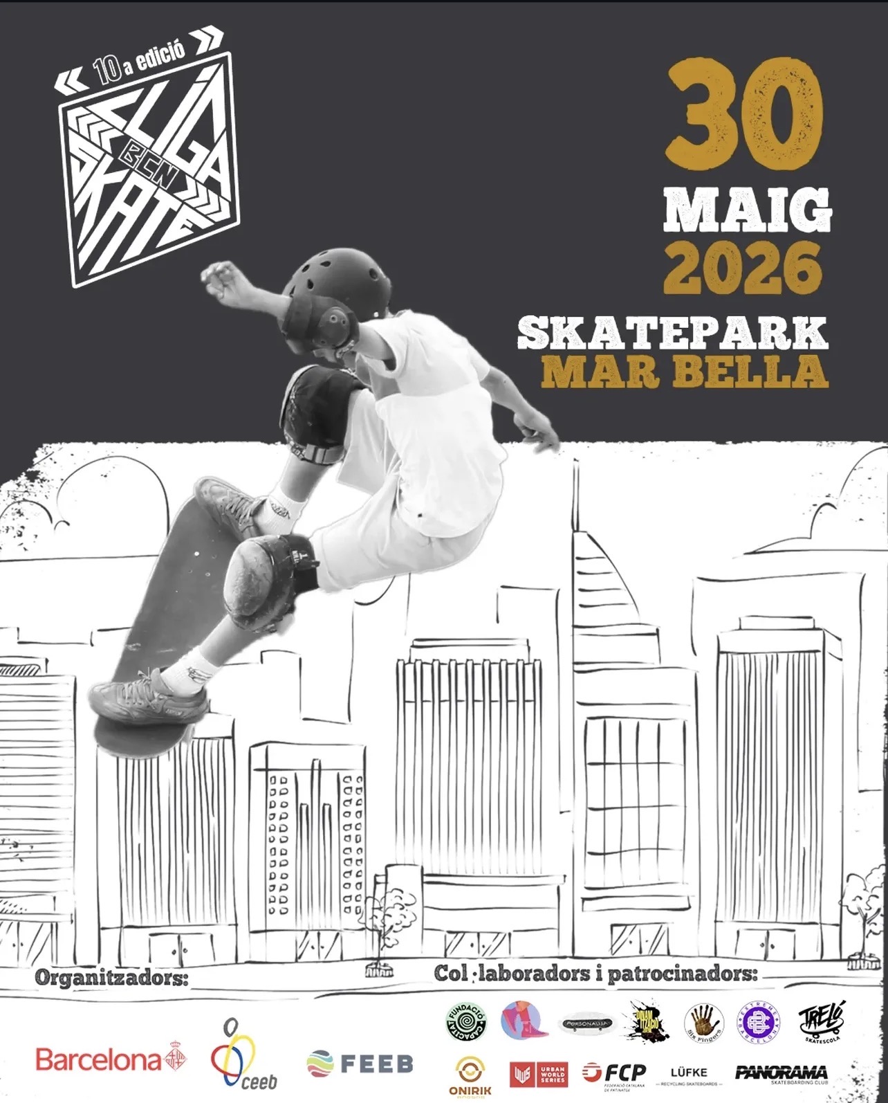 campeonato skate barcelona mar bella