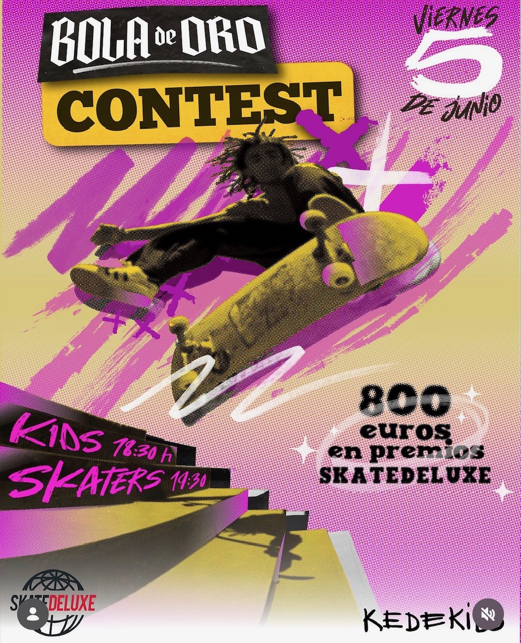 bola de oro skate contest
