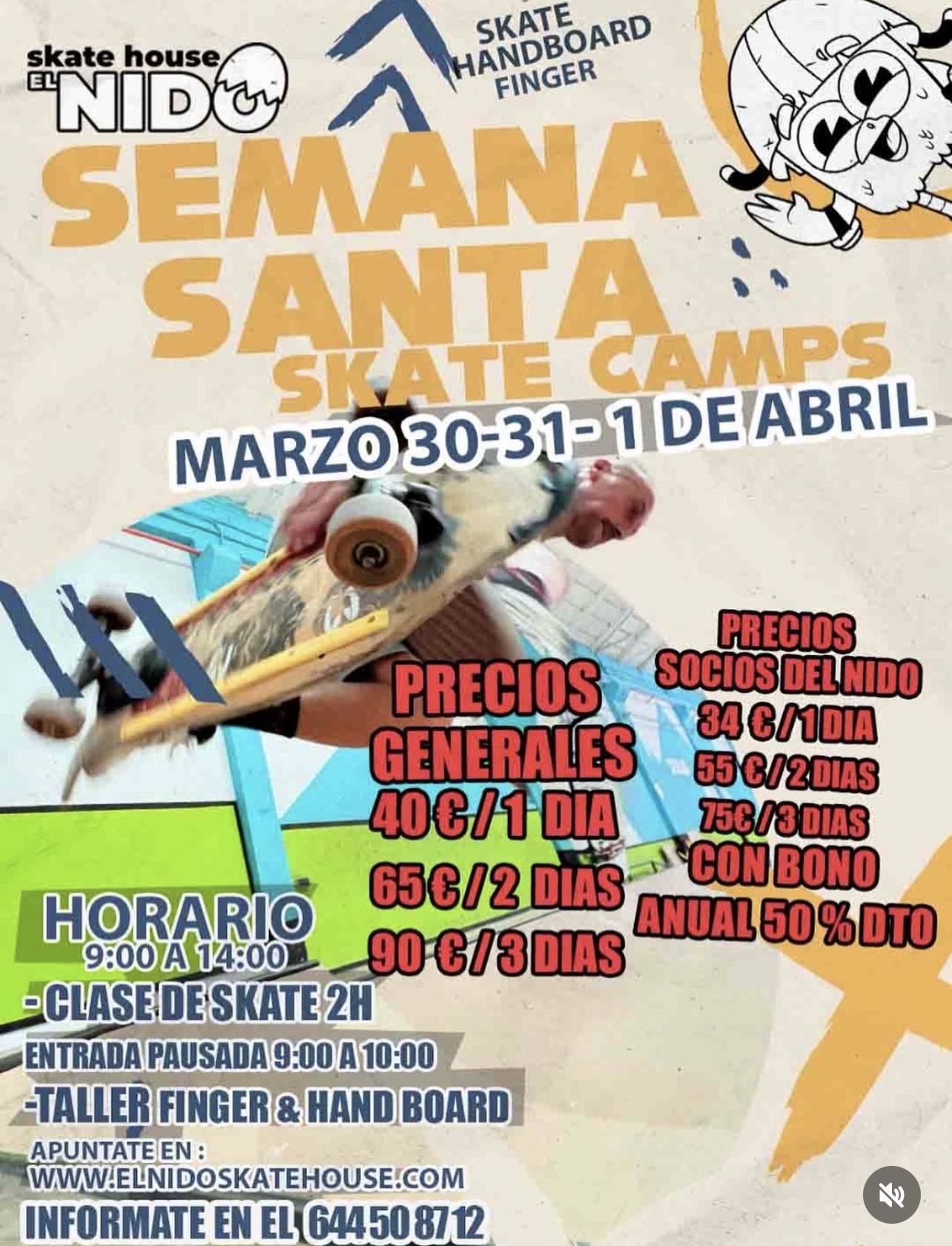 skate camp semana santa el nido skatehouse