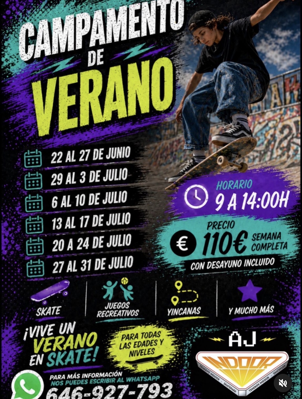 campamentos verano aj project indoor