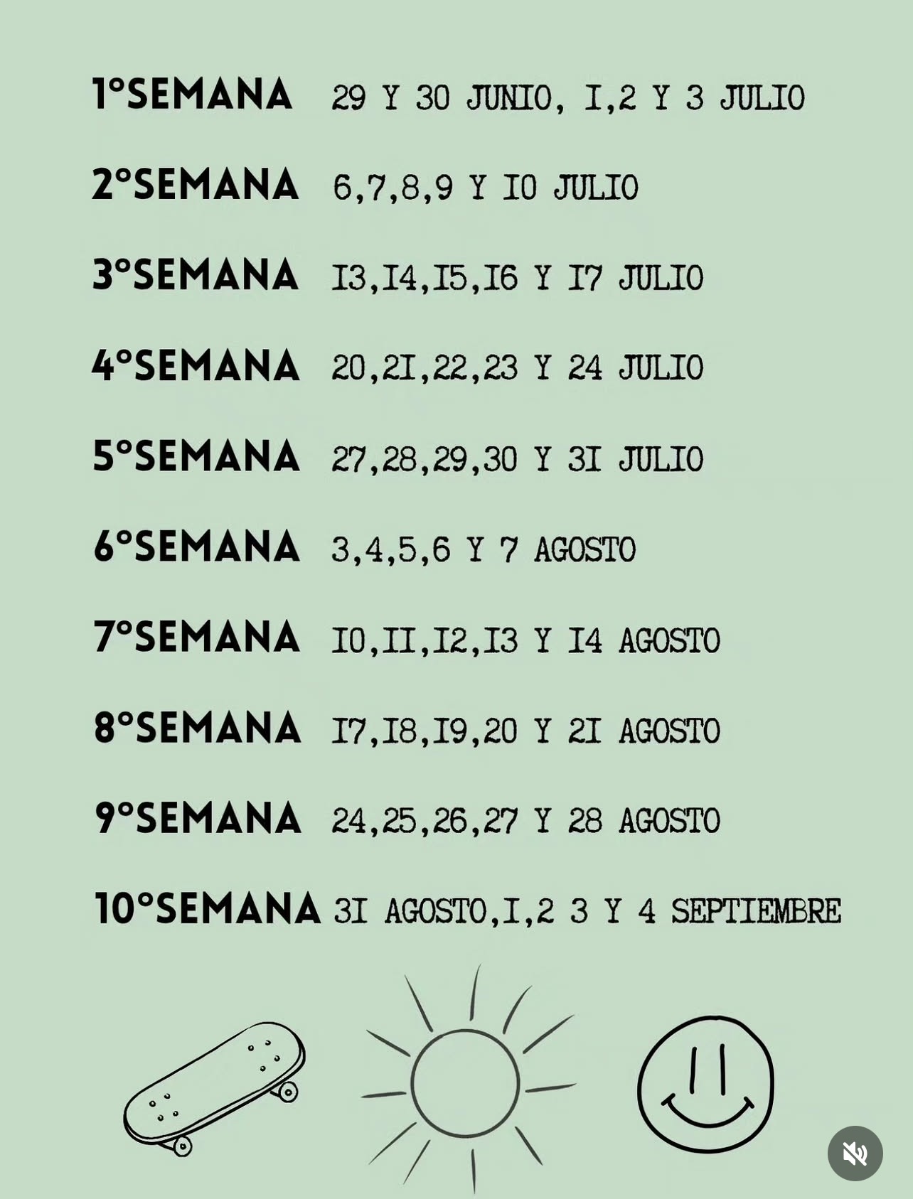 campamento de verano new school skateboards