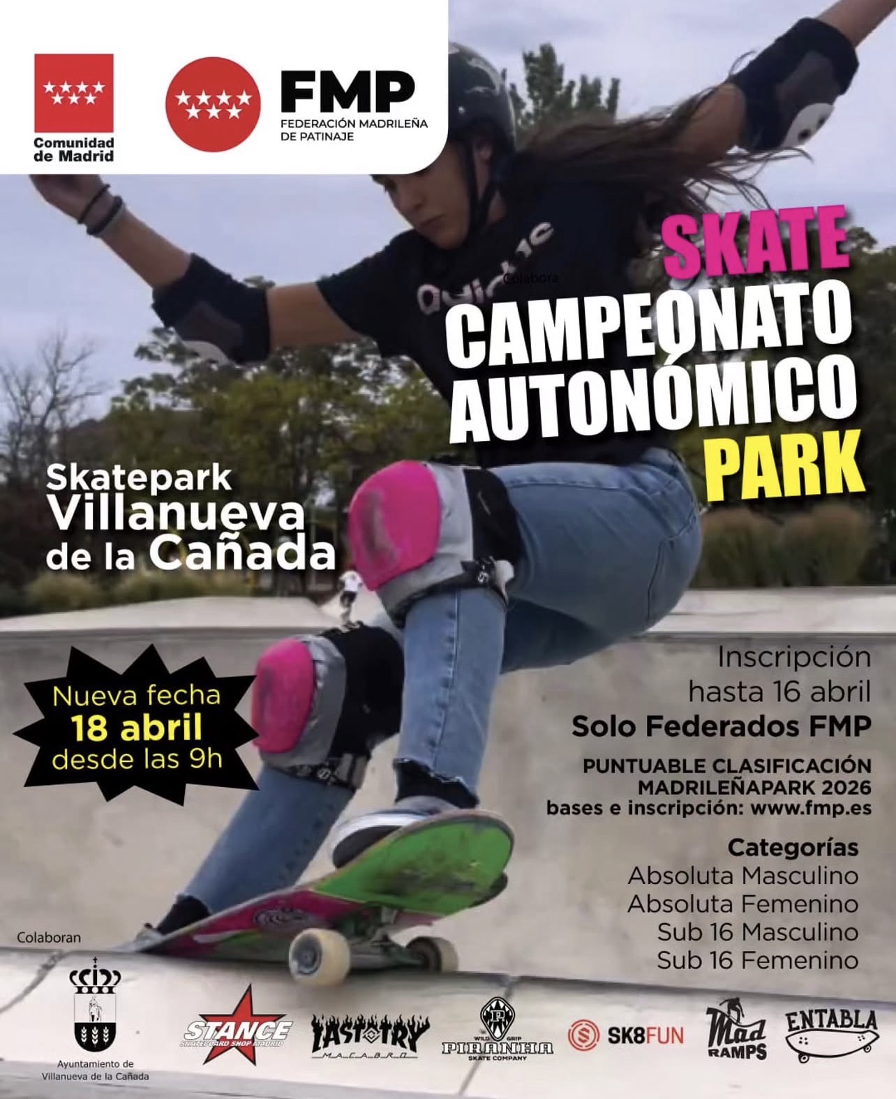 campeonato skate villanueva de la cañada