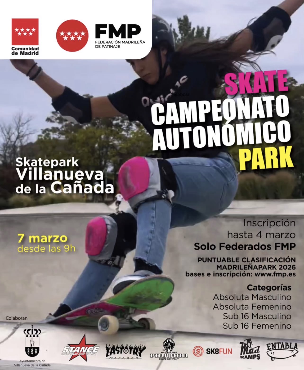 campeonato skate villanueva de la cañada