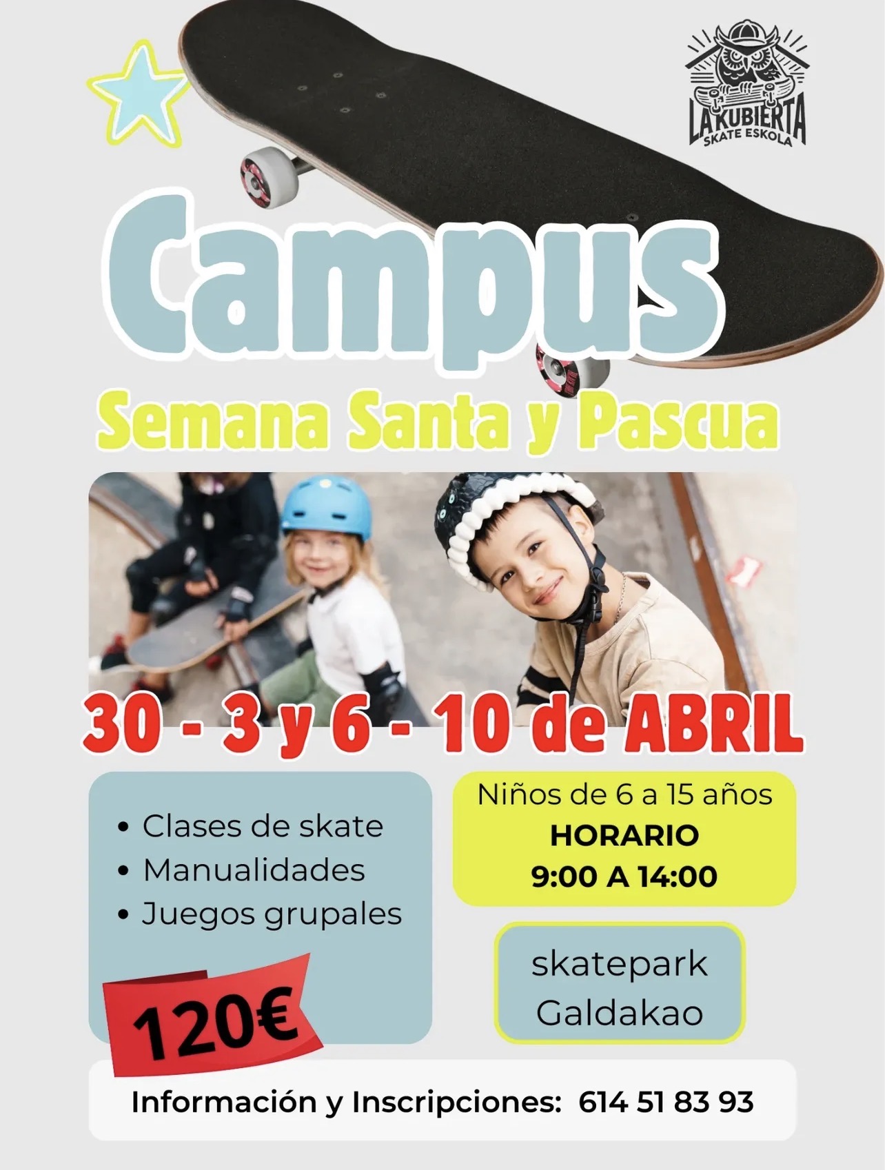campus la kubierta skate eskola