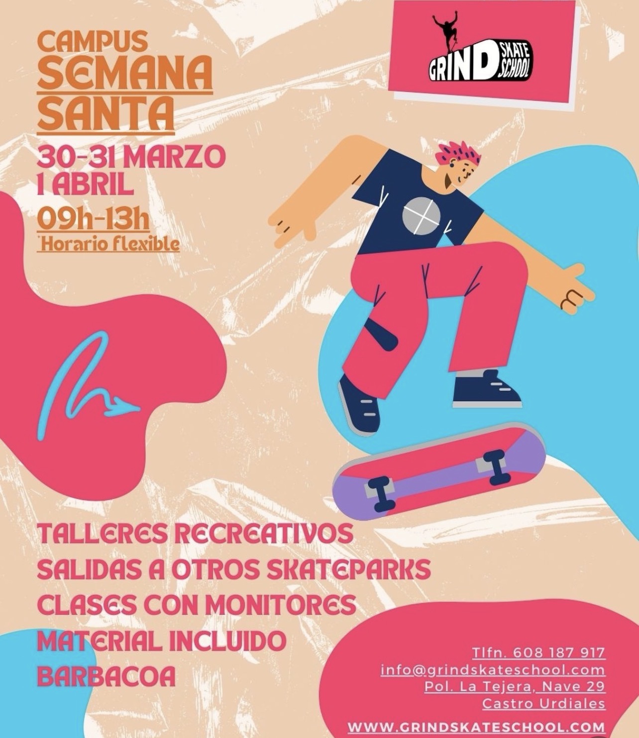 campus semana santa grind skate school