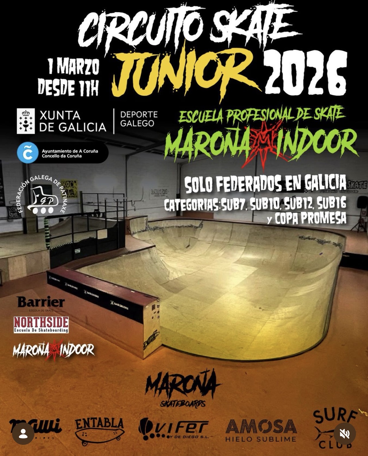 circuito skate junior 2026