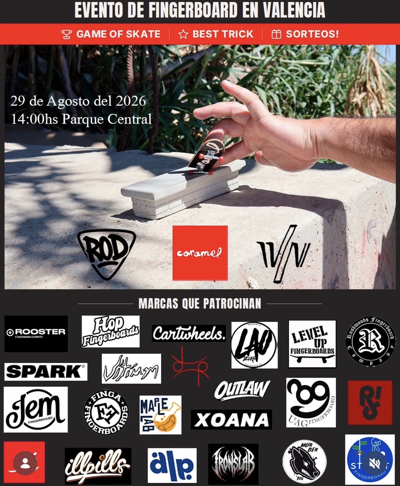 evento fingerboard valencia
