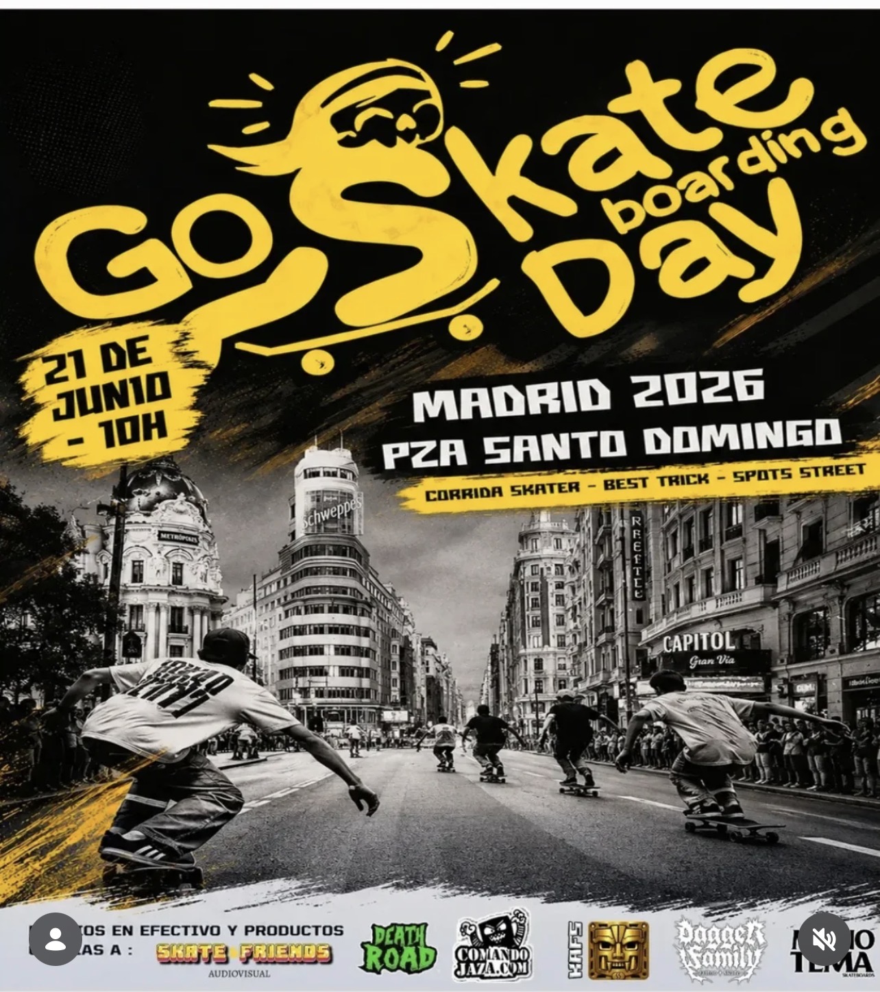 go skateboarding day madrid