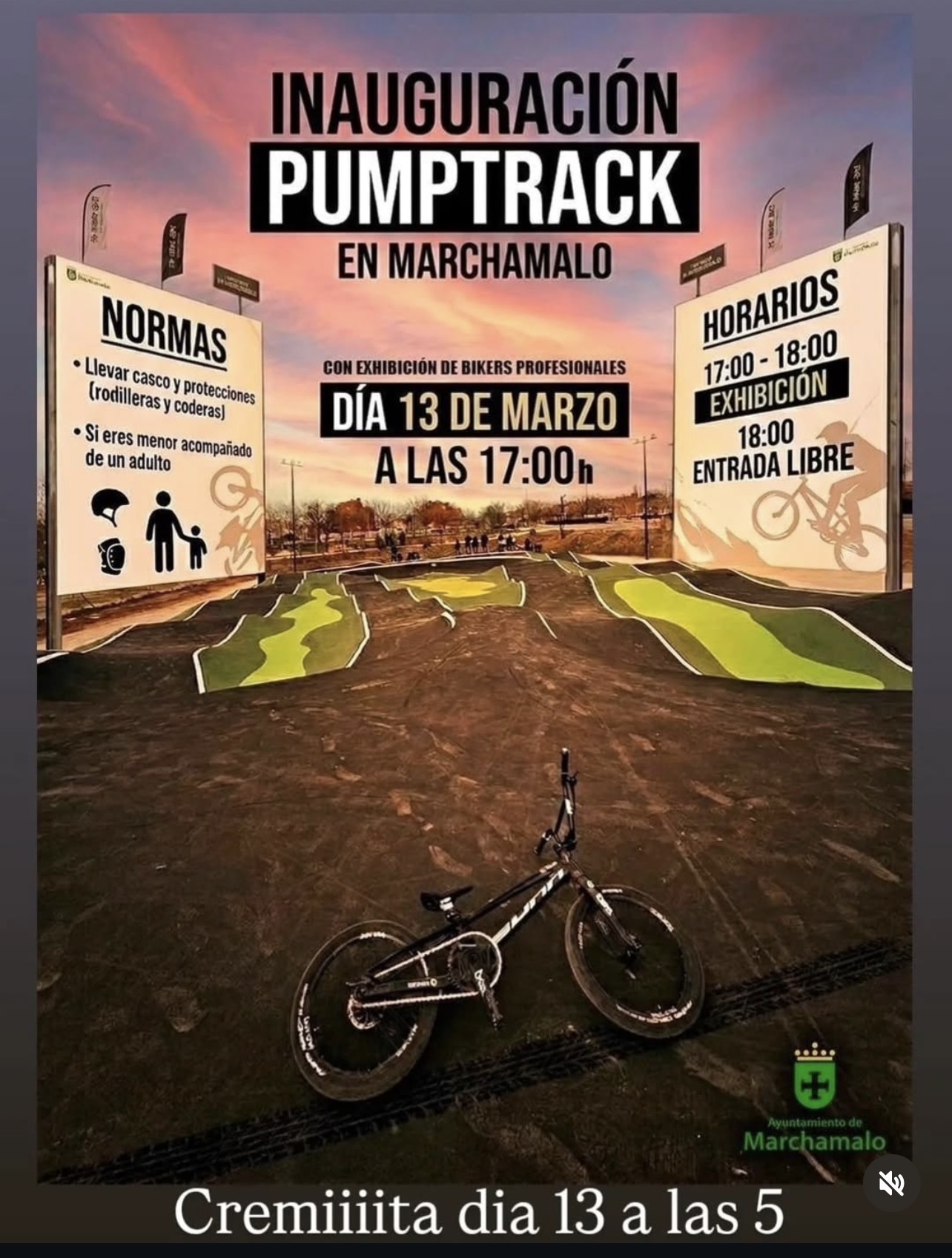 inauguracion pumptrack marchamalo