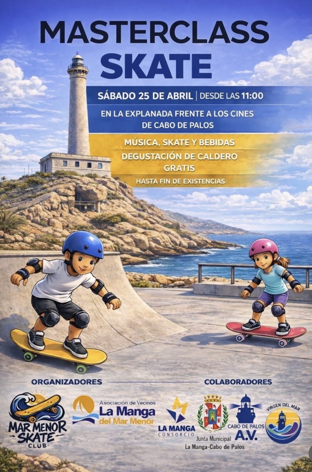 master class skate cabo de palos