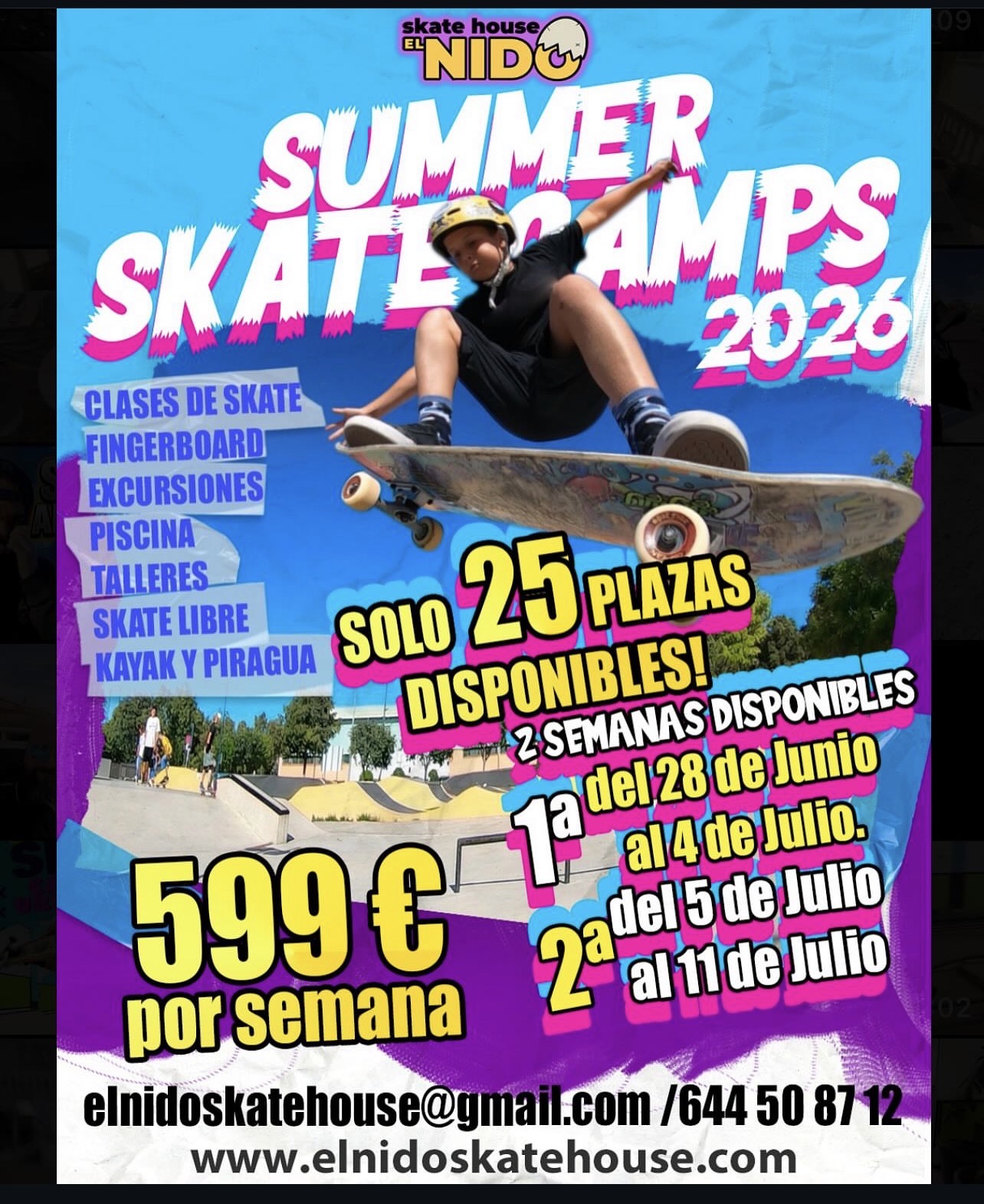 summer skate camps el nido skatehouse