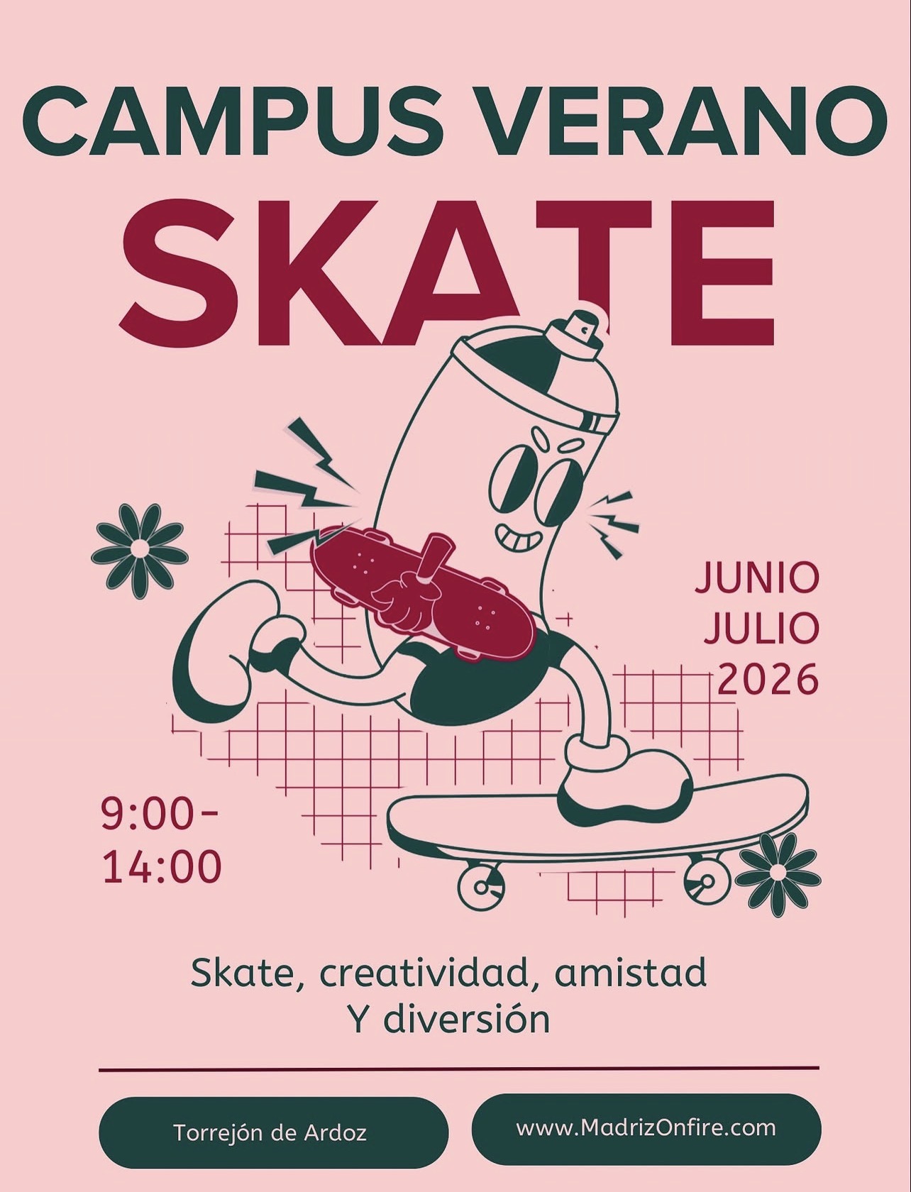 madriz onfire campus verano skate